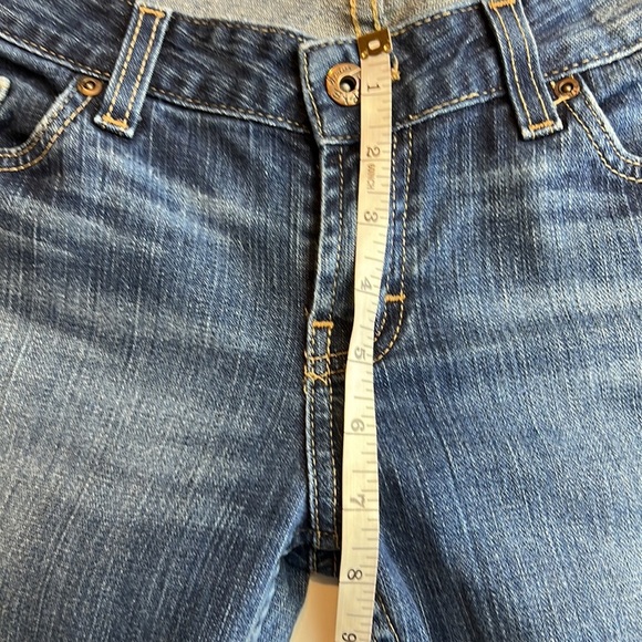 BKE bootcut Med Rise stretch distressed Jeans SZ 29 - Picture 12 of 12